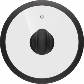 Крышка стеклянная RONDELL WELLER с силиконовым ободом 28 см RDA-1499